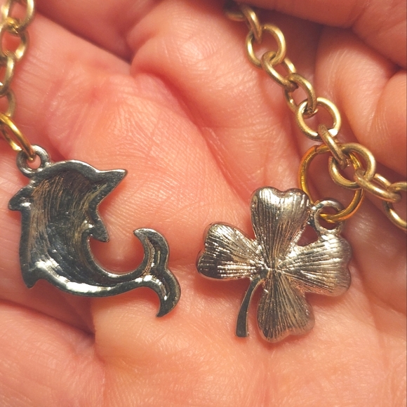 Anthropologie Crystal Charm Chain Ornament RARE - Picture 6 of 7